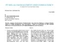 Surat pemecatan resmi tertanggal 3 April 2026 yang ditujukan kepada sosok berinisial J.S.M.