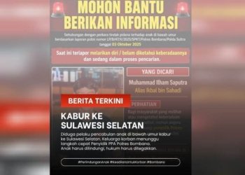 Pelaku Pencabulan Anak Di Bawah Umur di Polres Bombana Kabur