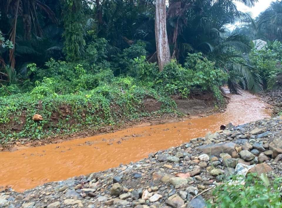 Diduga Limbah Dari Tambang PT GMS