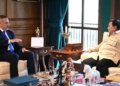 Prabowo Subianto menerima kunjungan Menteri Luar Negeri Republik Türkiye Hakan Fidan