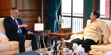 Prabowo Subianto menerima kunjungan Menteri Luar Negeri Republik Türkiye Hakan Fidan