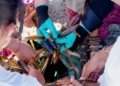Pemuda Adat Besakih Sulap Sampah Canang Jadi Kompos