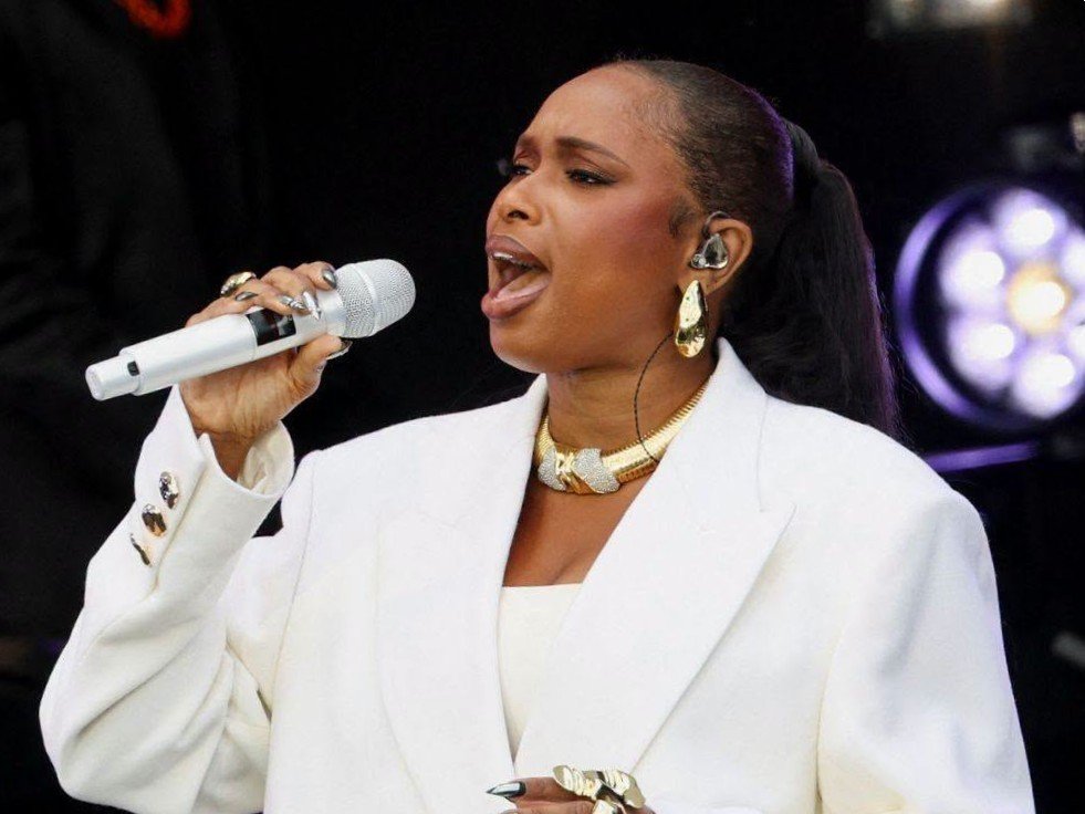 Jennifer Hudson pada upacara pembukaan di Chicago_2