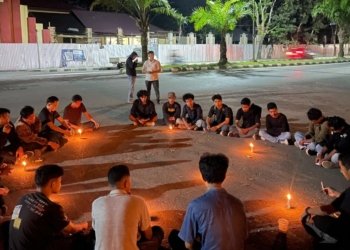 Malam Renungan AMAN Sultra Soroti Kaburnya 11 Tahanan Polres Kolaka Utara