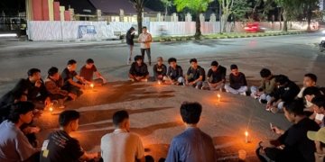 Malam Renungan AMAN Sultra Soroti Kaburnya 11 Tahanan Polres Kolaka Utara