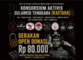 Open Donasi KASTARA Kejar Tahanan Polres Kolut
