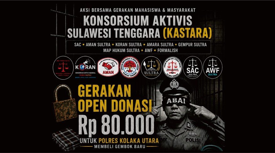 Open Donasi KASTARA Kejar Tahanan Polres Kolut