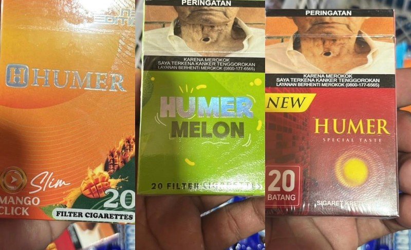 Rokok Ilegal Merek Humer