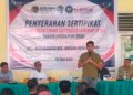 Wakil Ketua Komisi II DPR RI Bahtra Kawal PTSL 2026 di Watubangga Kendari