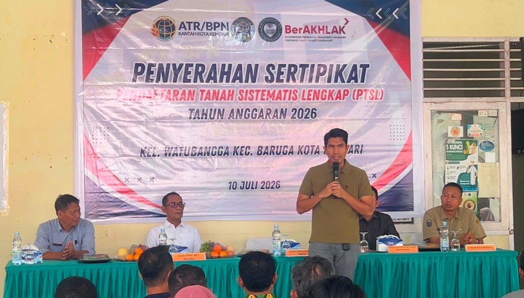Wakil Ketua Komisi II DPR RI Bahtra Kawal PTSL 2026 di Watubangga Kendari