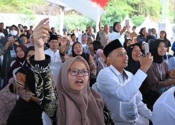 Warga Dari Berbagai Desa di NTB Sambut Antusias Peresmian Bendungan Meninting