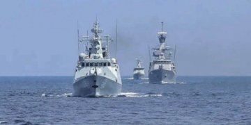 Latihan Angkatan Laut China dan Indonesia