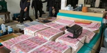 Pabrik Uang Palsu Rp36 M di Tangsel