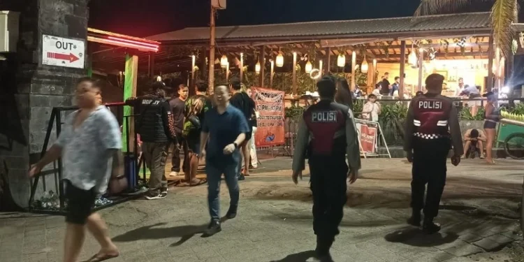 Polisi Intensif Patroli di Kawasan Hiburan Canggu Bali