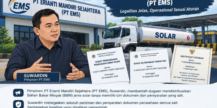 Pimpinan PT Erianti Mandiri Sejahtera (PT EMS)