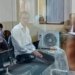 Yuriy Khalilov, didampingi penterjemah Suri Saryani