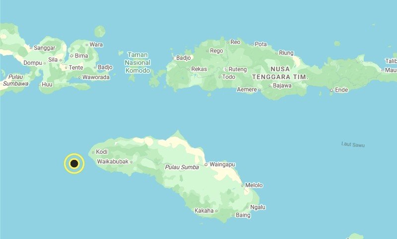 Gempa Bumi M6,1 – 30 km BaratDaya Sumbabaratdaya-NTT