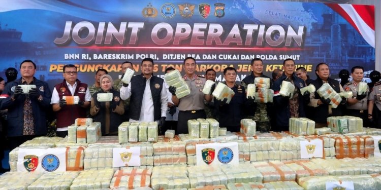 Kapal Pengangkut 1 Ton Narkoba Terdaftar Milik Perusahaan Malaysia