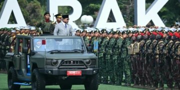 Peringatan HUT ke-81 TNI Presiden Prabowo Resmikan 204 Satuan Baru TNI_2