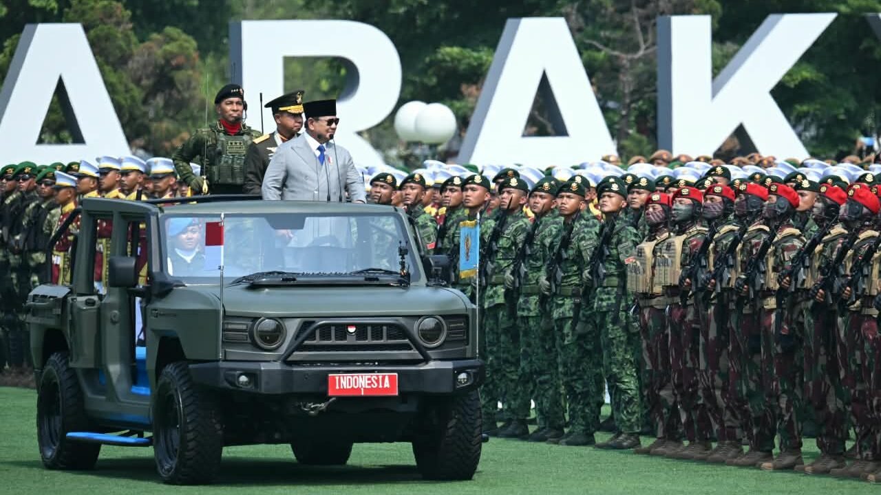 Peringatan HUT ke-81 TNI Presiden Prabowo Resmikan 204 Satuan Baru TNI_2